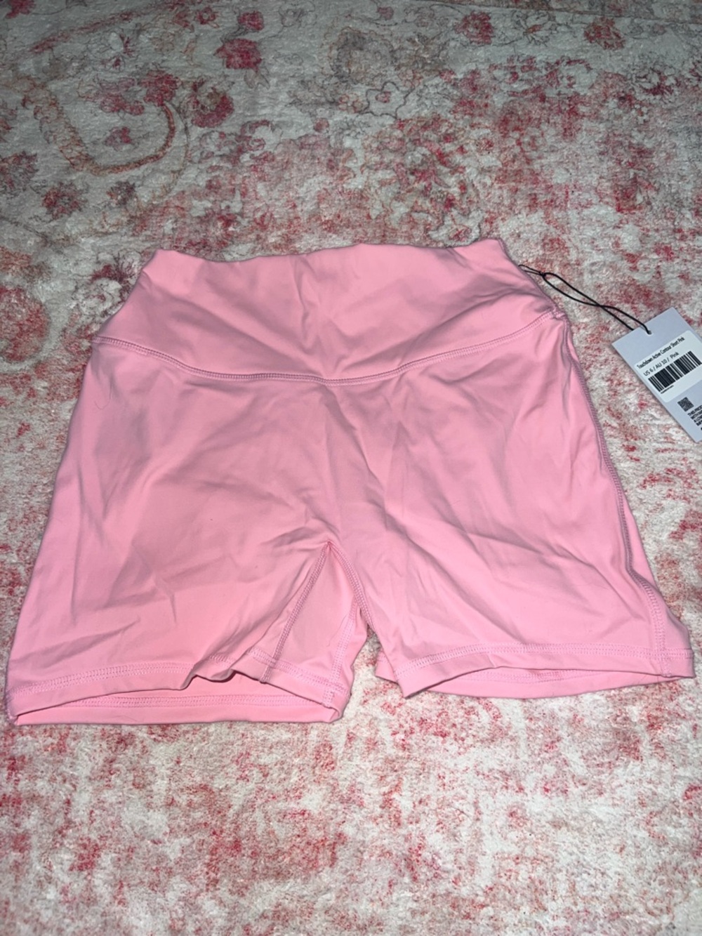 NWT Princess Polly Soft Pink High-Rise Bike Shorts